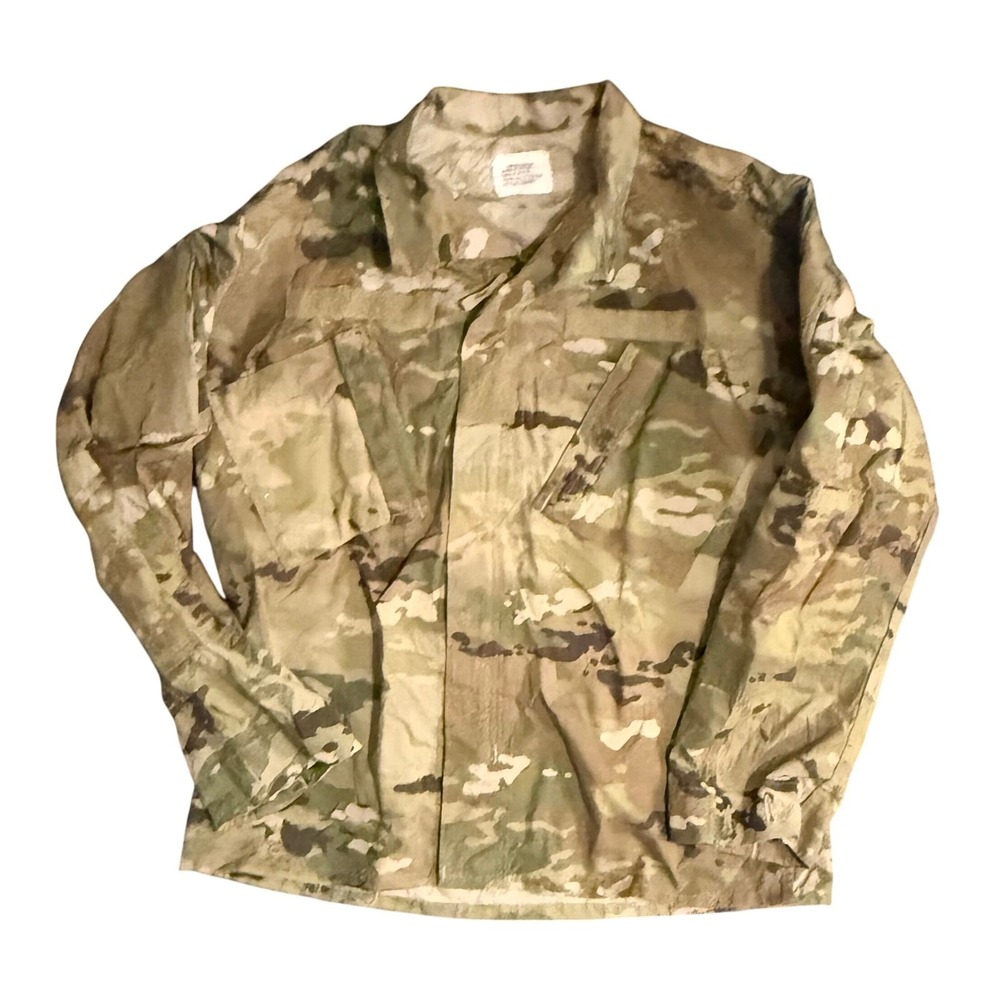 US Military OCP ACU Combat Uniform Coat Unisex Medium Regular Camo Insect Guard